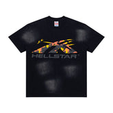 Hellstar Studios Camo Arrow Logo Vintage Tee