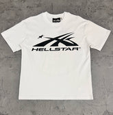 Hellstar Abstract Star Logo White Tee