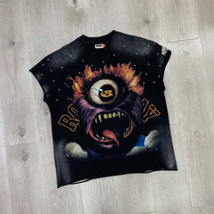 Rough Play T Shirts RoughPlay Monster CutOff Sleeves