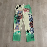 DUAA Gradient Monster Rose Graphic Sweatpants