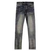 Ksubi Vintage Washed Side Cross Stitch Slim Jeans