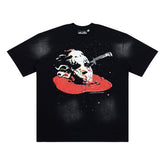 Hellstar Vintage Space Skull Knife Washed Black Tee