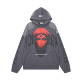 ROUGHPLAY Statue Portrait Washed Graphic Hoodie