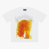 Hellstar Centipede Orange Head White Tee