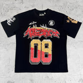 Hellstar Graffiti 08 Number Black Sports Tee
