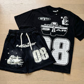 Hellstar 08 Graphic Tee & Shorts Set