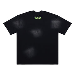 Hellstar No Guts No Glory Green Camo Gradient Black Tee