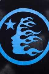 Hellstar Classic Logo Black Blue Vintage Tee
