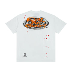Hellstar Palm Eye Freak Monster White Vintage Graphic Tee