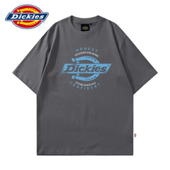 Dickies帝酷适夏季柔软短袖T恤男士圆领薄款印花体恤宽松半袖衫Y