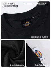 Dickies帝酷适夏季柔软短袖T恤男士圆领薄款印花体恤宽松半袖衫Y