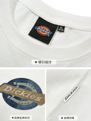 Dickies帝酷适黑色坎肩背心男夏季纯棉休闲运动圆领无袖T恤上衣M