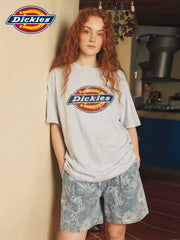 Dickies帝酷适短袖T恤女新款潮牌宽松百搭圆领印花休闲简约上衣m