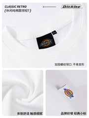 Dickies帝酷适美式印花短袖T恤薄款夏季新款男士圆领体恤五分袖Y