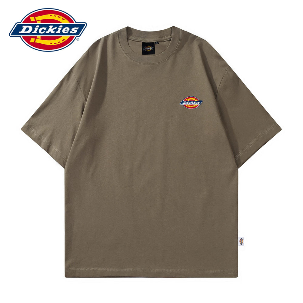 Dickies帝酷适美式印花短袖T恤薄款夏季新款男士圆领体恤五分袖Y