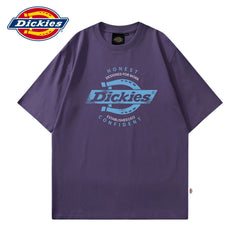 Dickies帝酷适夏季柔软短袖T恤男士圆领薄款印花体恤宽松半袖衫Y