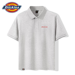 Dickies桑蚕丝男士Polo衫夏季凉感抗菌垂感免烫翻领潮流短袖T恤A