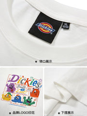 Dickies帝酷适纯棉短袖T恤男夏季美式趣味印花潮牌半袖情侣上衣M