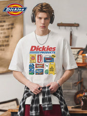 Dickies帝酷适美式趣味印花短袖t恤男潮牌半袖上衣街头百搭体恤M