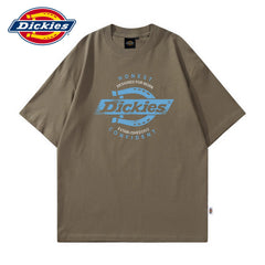 Dickies帝酷适夏季柔软短袖T恤男士圆领薄款印花体恤宽松半袖衫Y