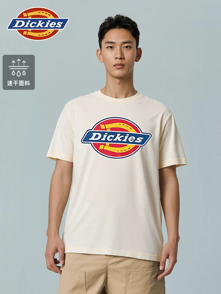 Dickies帝酷适26夏新经典大三色logo印花短袖T恤男女情侣上衣YHJ