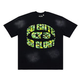 Hellstar No Guts No Glory Green Camo Gradient Black Tee