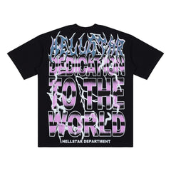 Hellstar Cyberpunk Goggle Portrait Black Tee