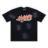 Hellstar Records Flame Script Vintage Washed Tee