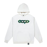 Tropical Jungle GOOD Letter White Hoodie