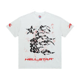 Hellstar Studios Scorpion Star Splatter Graphic T‑Shirt