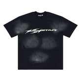 Hellstar Spear Logo Cloud Wash Black Tee