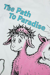Hellstar The Path To Paradise Twin Goats White Tee