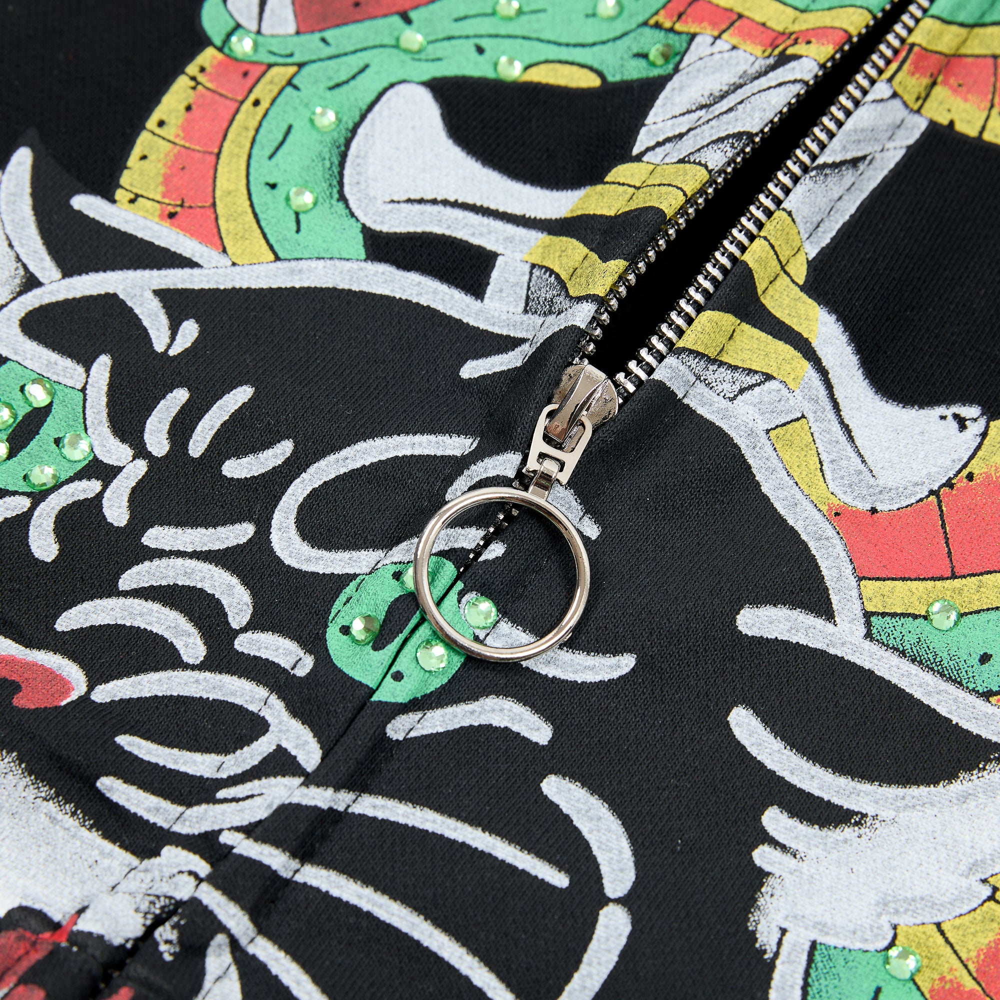 DUAA Silent Venom Panther Snake Zip Up Hoodie