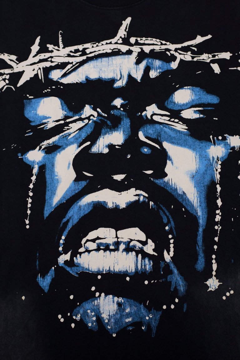 Hellstar Studios Luke 19:41 Crown Of Thorns Portrait Tee