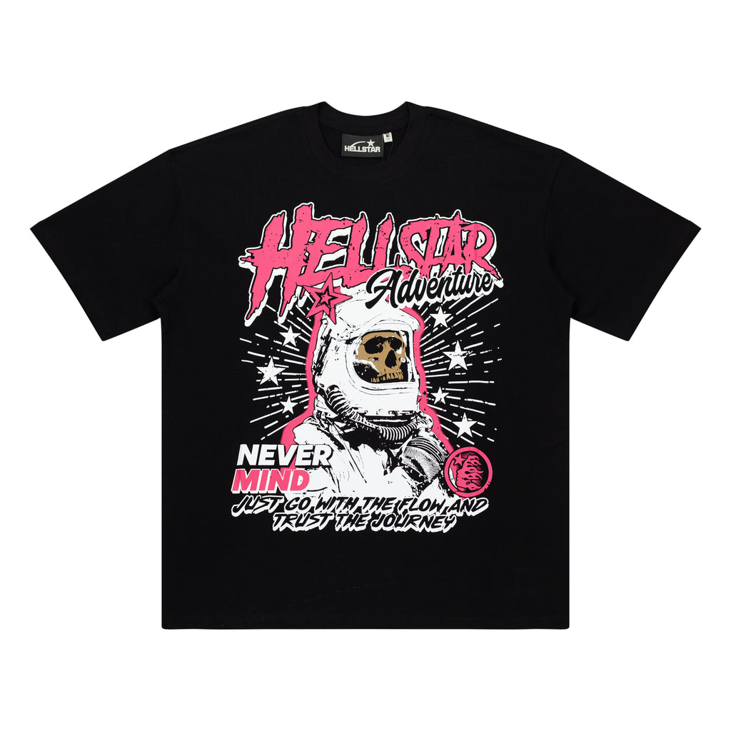 Hellstar Adventure Astronaut Skull Black Tee