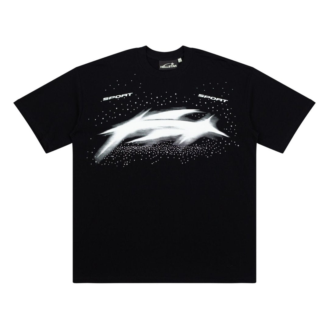 Hellstar Sport Blur Arrow Black Tee