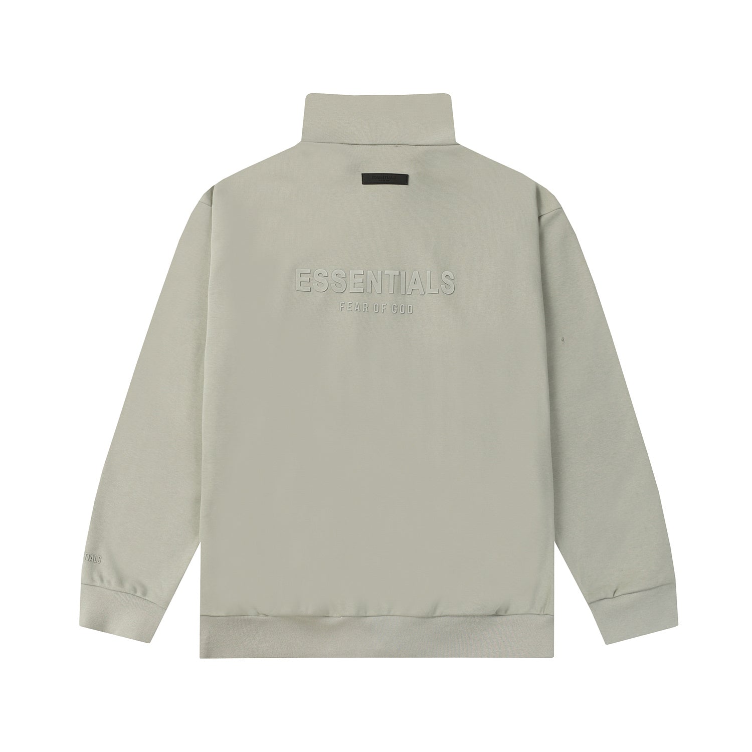 ESSENTIALS Fear Of God Sage Half Zip Mock Neck Sweatshirt