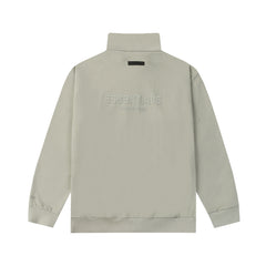 ESSENTIALS Fear Of God Sage Half Zip Mock Neck Sweatshirt