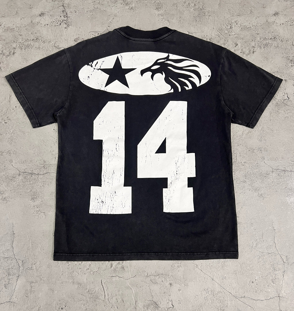 Hellstar Sports Balaclava Eyes Washed Black Tee