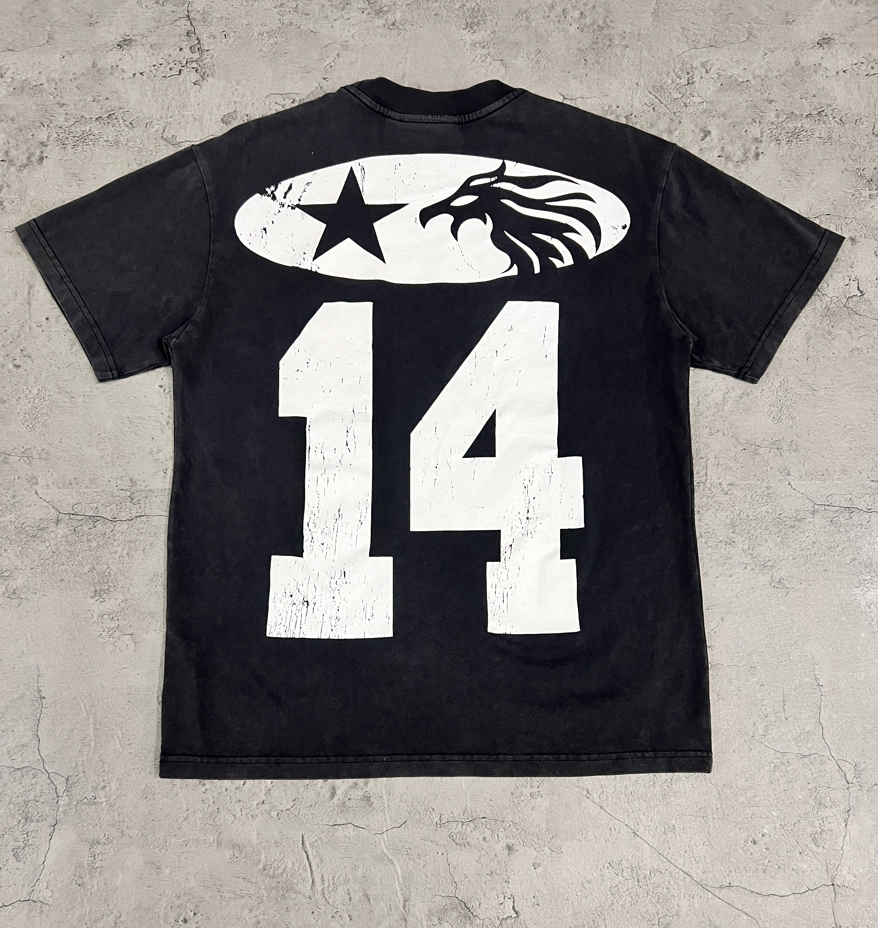 Hellstar Sports Balaclava Eyes Washed Black Tee
