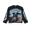 ROUGHPLAY Floating Brain Skeleton Vintage Long Sleeve Tee