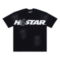 Hellstar Rhinestone Flame Logo Black Washed Tee