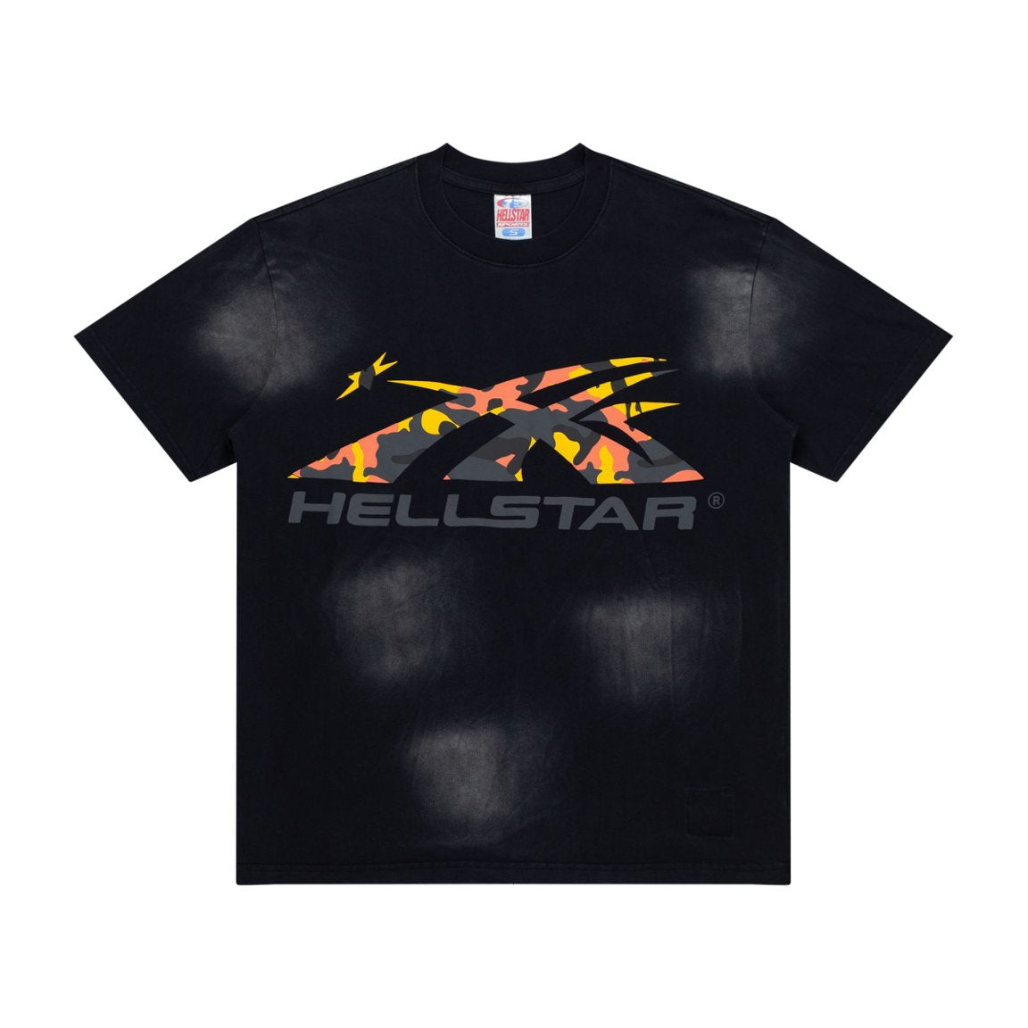 Hellstar Studios Camo Arrow Logo Vintage Tee