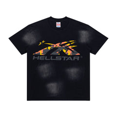 Hellstar Studios Camo Arrow Logo Vintage Tee