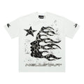 Hellstar Flame Lady Profile White Tee