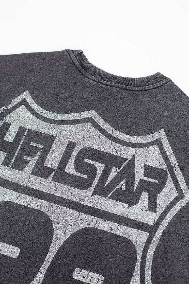 Hellstar Sports Distorted Mouth Vintage Washed Destroyed Tee