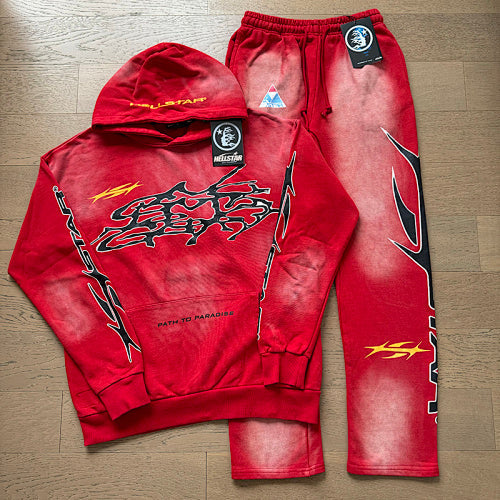 Hellstar Path to Paradise Red Tracksuit