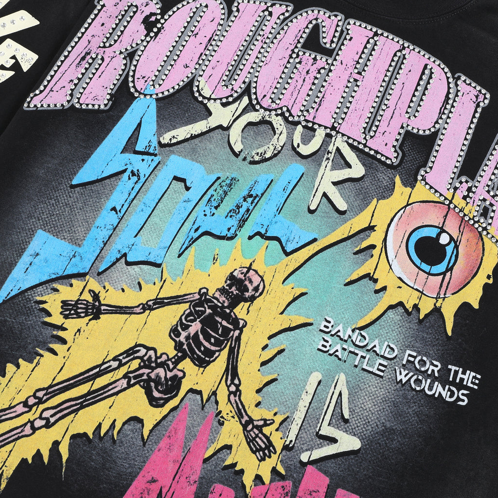 ROUGHPLAY Your Soul Is Mine Skeleton Vintage Long Sleeve Tee