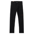 Ksubi Red KSUBI Letter Embroidery Solid Black Slim Jeans