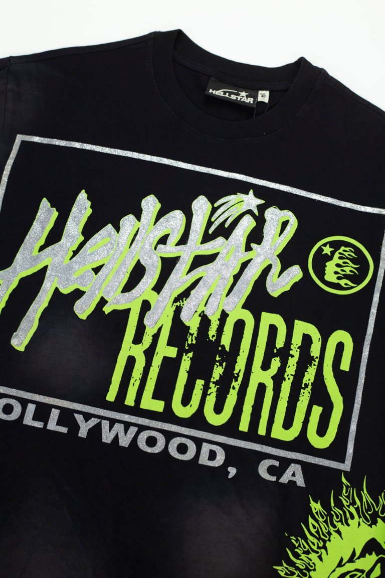 Hellstar Studios Records Hollywood CA Neon Tee